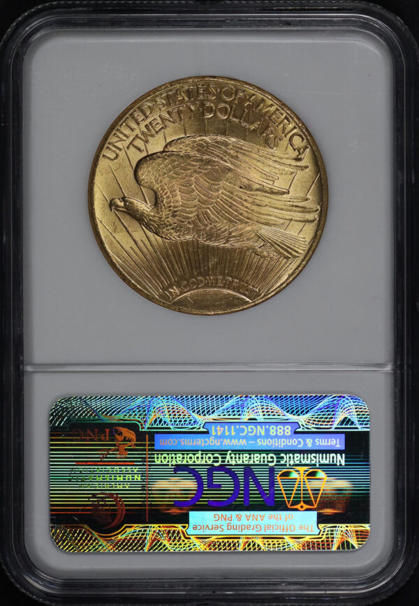 Reverse of this 1927 St. Gaudens $20 NGC MS-64