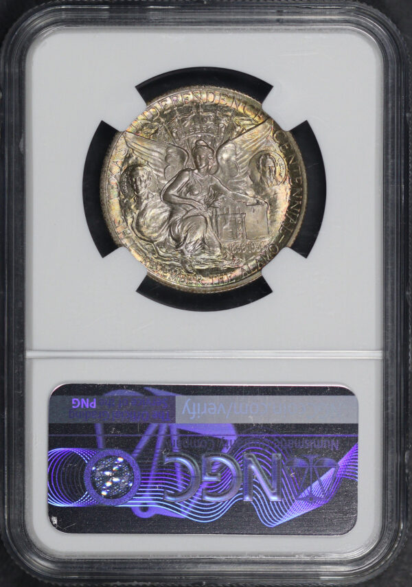 Reverse of this 1936 50C Texas Silver Commemorative NGC MS-68