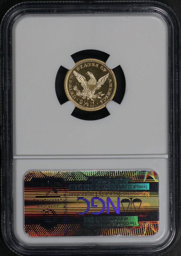 Reverse of this 1904 Liberty Head $2.5 NGC PF-66+ CAM CAC