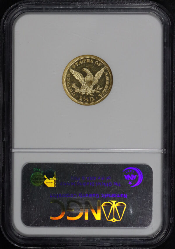 Reverse of this 1907 Liberty Head $2.5 NGC PF-63 Cameo
