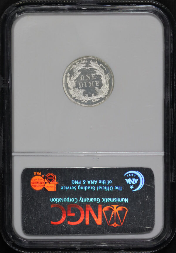 Reverse of this 1879 Liberty Seated Dime NGC PF-64 CAM RICHMOND COLLECTION