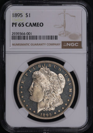 Obverse of this 1895 Morgan Dollar NGC PF-65 CAM