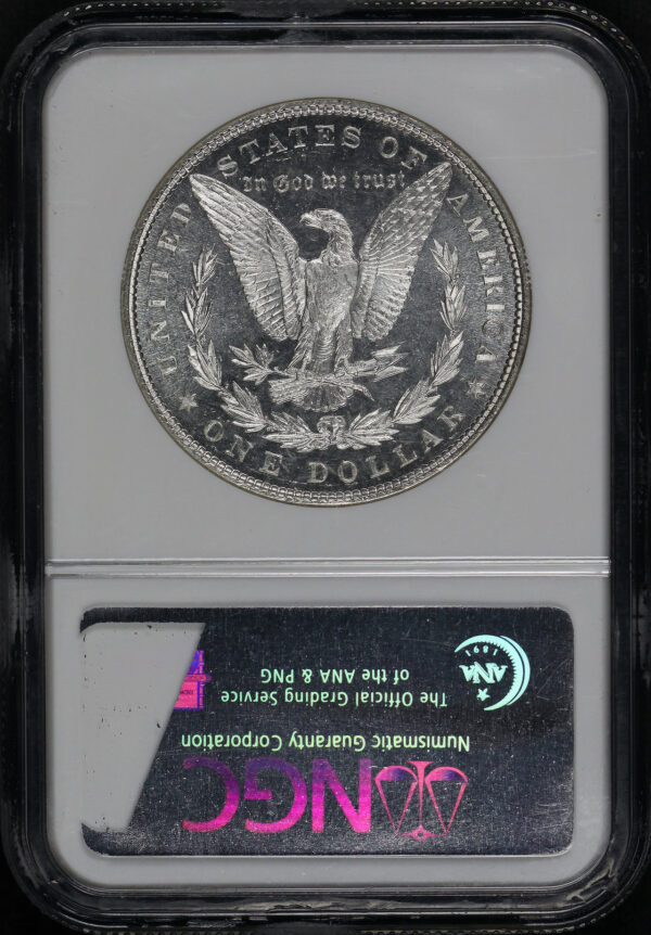 Reverse of this 1878 7TF Morgan Dollar Reverse of 1879 NGC MS-63 DMPL