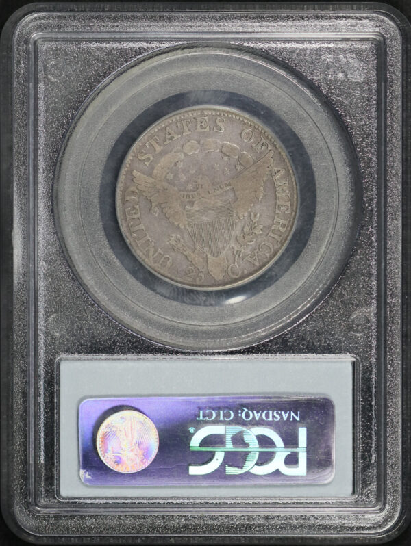 Reverse of this 1805 Draped Bust Quarter Browning 3 PCGS VG-08 