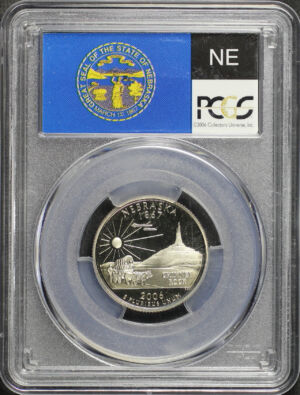 Obverse of this 2006-S 50 State Quarter Nebraska PCGS PR-69 DCAM
