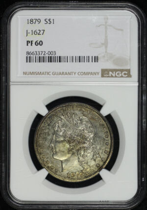 Obverse of this 1879 Morgan Dollar NGC PF-60