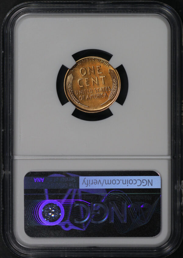 Reverse of this 1940 Lincoln Cent Wheat Reverse NGC PF-67 RD