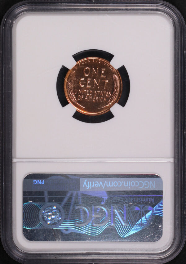 Reverse of this 1953 Lincoln Cent Wheat Reverse NGC PF-67 RD