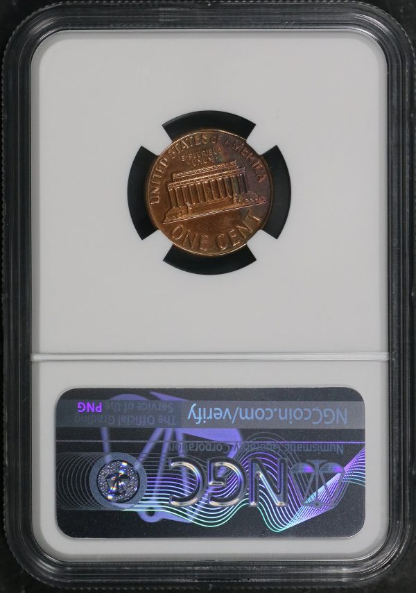 Reverse of this 1968-S Lincoln Cent Modern NGC PF-64 MINT ERROR Double Struck