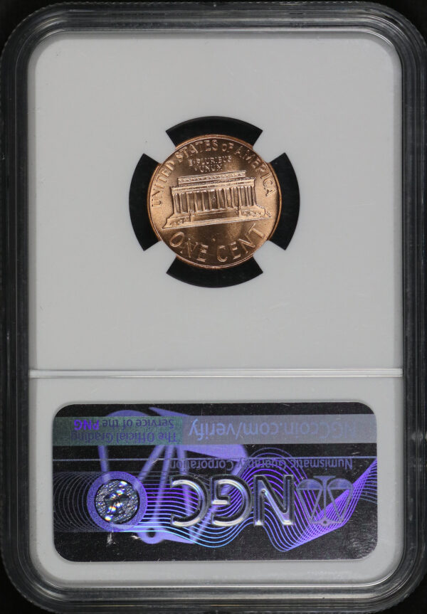 Reverse of this 1967 Lincoln Cent Modern SMS NGC MS-67 RD