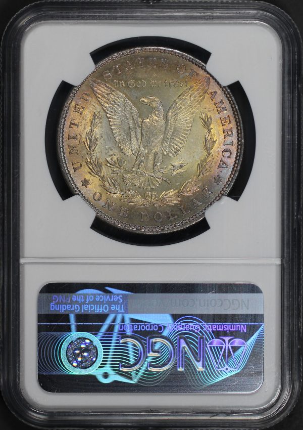 Reverse of this 1878 7TF Hot-50 Morgan Dollar VAM-145 Reverse of 1879 NGC MS-62