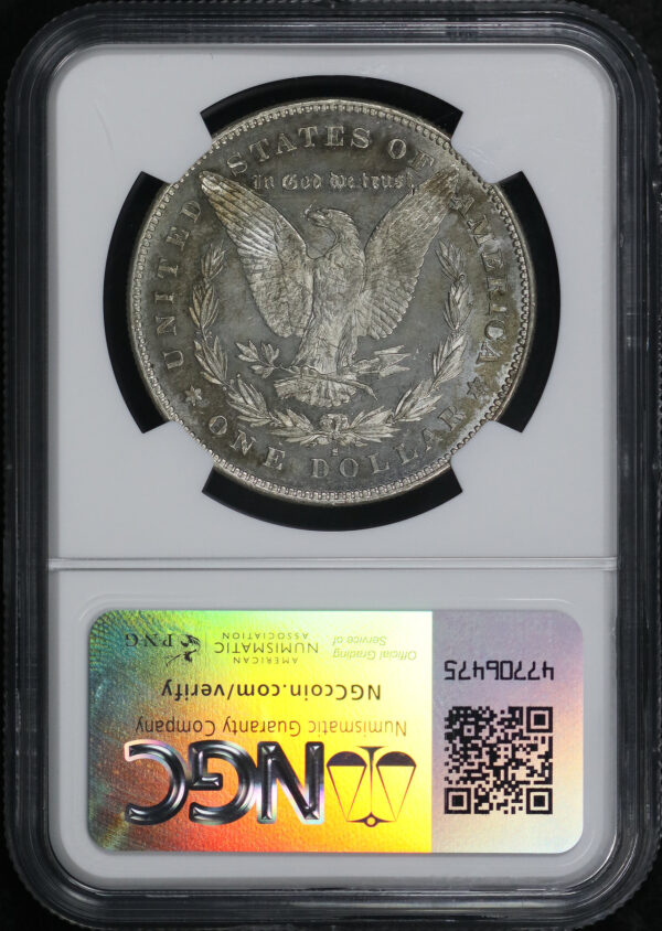 Reverse of this 1879-S Top-100 Morgan Dollar Reverse of 1878 NGC MS-60
