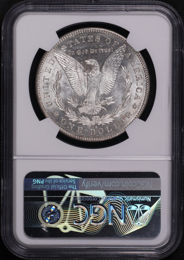 Reverse of this 1879-S Top-100 Morgan Dollar Reverse of 1878 NGC MS-62
