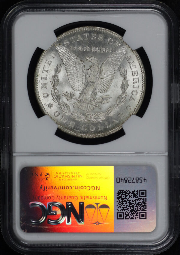 Reverse of this 1880/79-CC Top-100 Morgan Dollar VAM-4 Reverse of 1878 NGC MS-62 