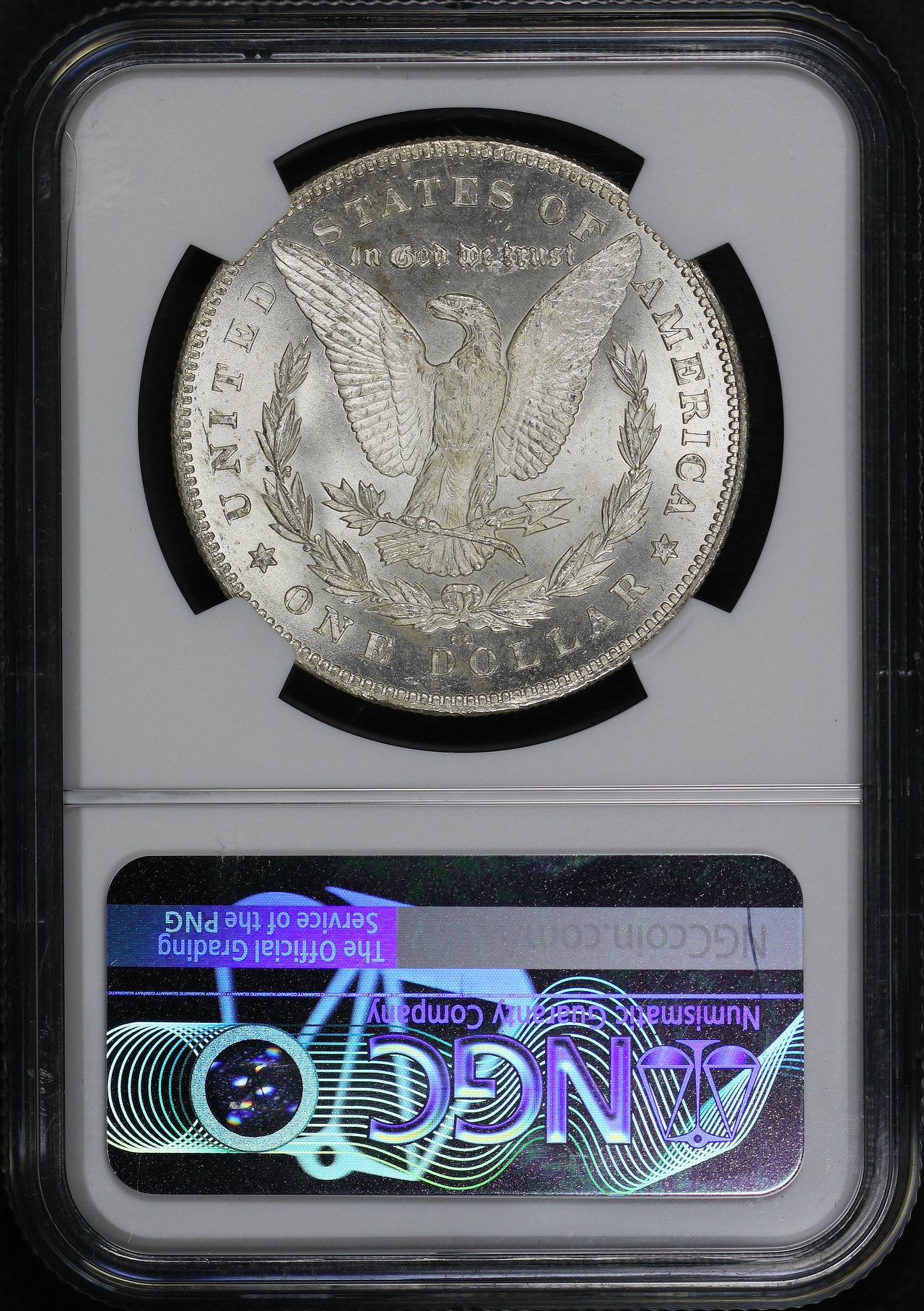 Reverse of this 1880/79-CC Top-100 Morgan Dollar VAM-4 Reverse of 1878 NGC MS-66