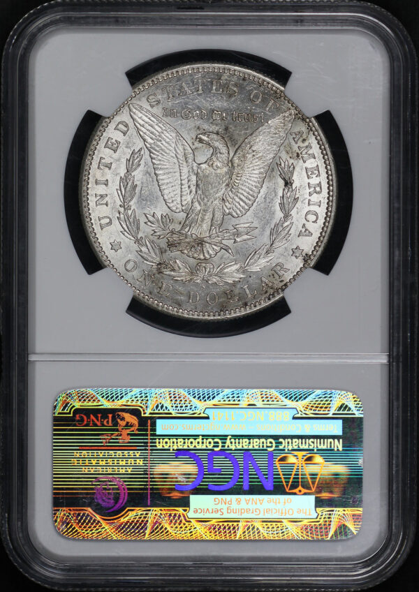 Reverse of this 1895-S/S Hot-50 Morgan Dollar VAM-3 NGC AU-55 