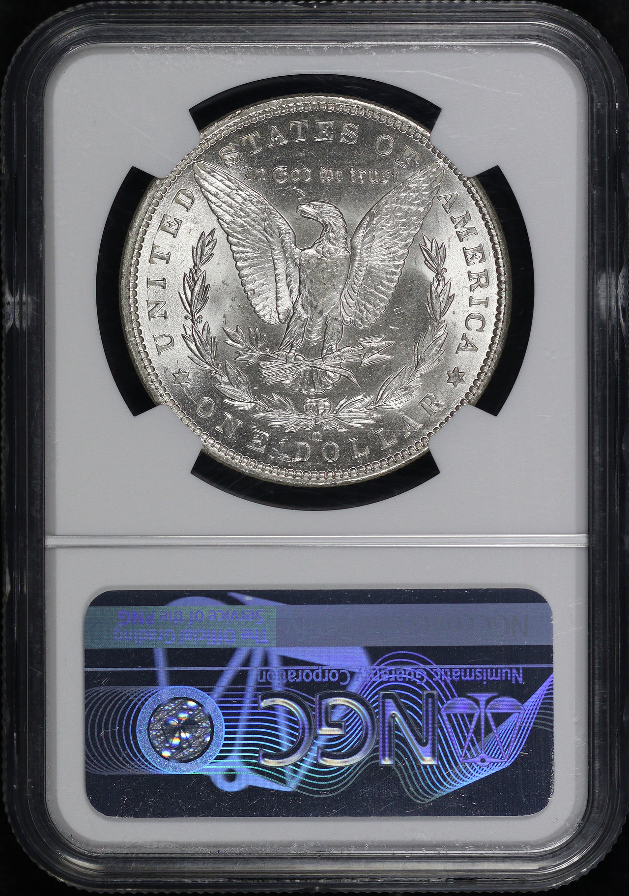 Reverse of this 1900-O/CC Top-100 VAM-11 Morgan Dollar NGC MS-64