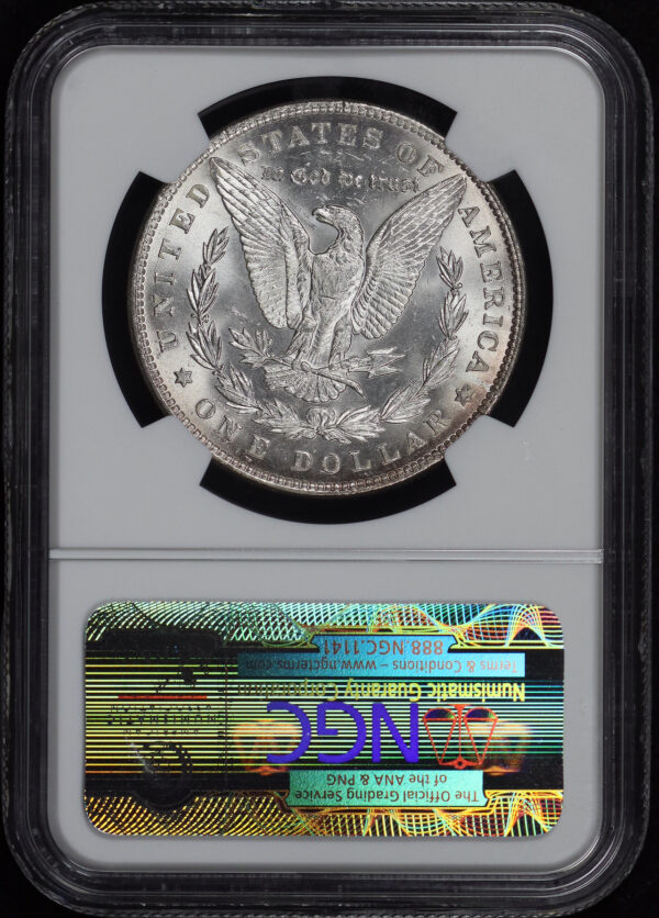 Reverse of this 1887/6 Top-100 Morgan Dollar VAM-2 NGC MS-64 