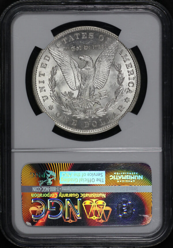 Reverse of this 1887/6-O Top-100 VAM-3 Morgan Dollar NGC MS-62 