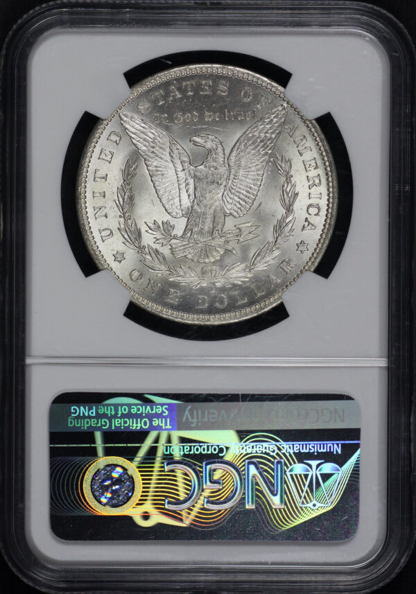 Reverse of this 1888-O Top-100 Morgan Dollar VAM-1A “E” Clash NGC MS-63