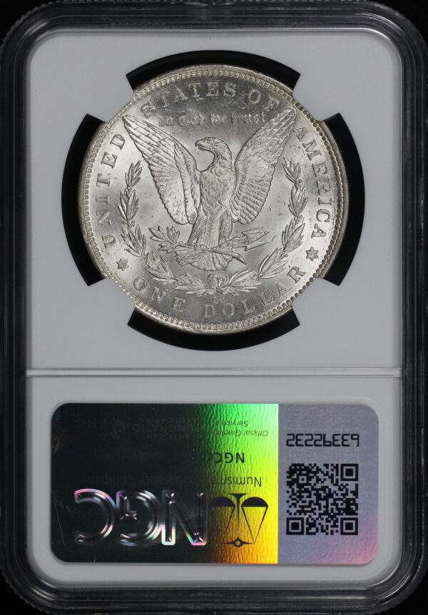 1891-CC Top-100 Morgan Dollar VAM-3 Spitting Eagle NGC MS-63 | Northern ...