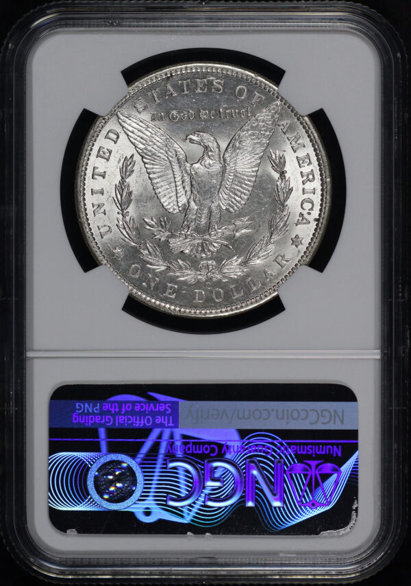 Reverse of this 1900-O/CC Top-100 Morgan Dollar NGC MS-62