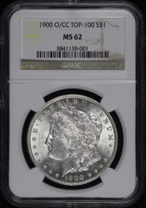 Obverse of this 1900-O/CC Top-100 Morgan Dollar NGC MS-62