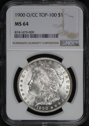 Obverse of this 1900-O/CC Top-100 Morgan Dollar NGC MS-64