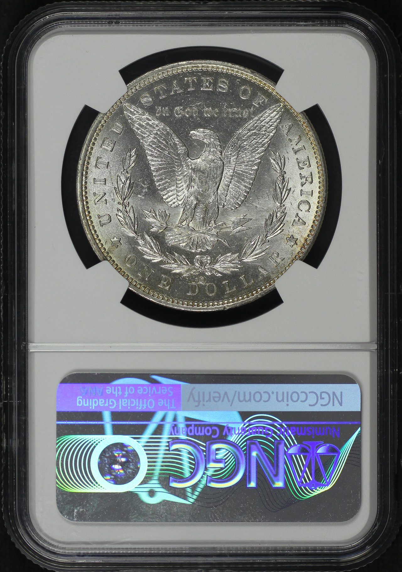 Reverse of this 1900-O/CC Morgan Dollar NGC MS-64