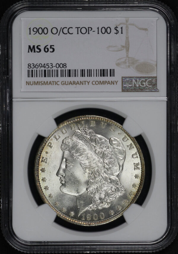 Obverse of this 1900-O/CC Top-100 Morgan Dollar NGC MS-65