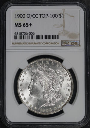 Obverse of this 1900-O/CC Top-100 Morgan Dollar NGC MS-65+