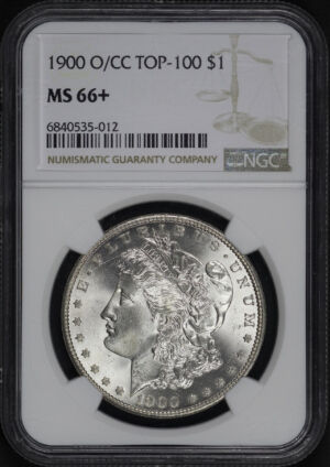 Obverse of this 1900-O/CC Top-100 Morgan Dollar NGC MS-66+