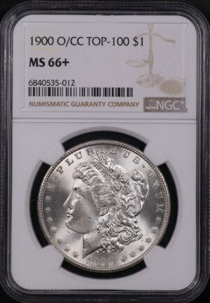 Obverse of this 1900-O/CC Top-100 Morgan Dollar NGC MS-66+