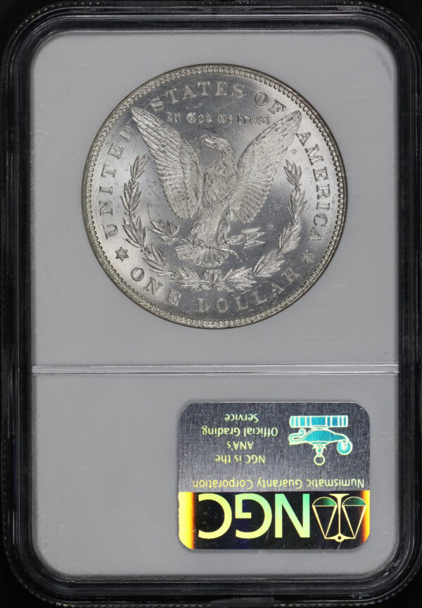 Reverse of this 1878 7/8TF VAM-38 7/5TF Morgan Dollar NGC MS-62