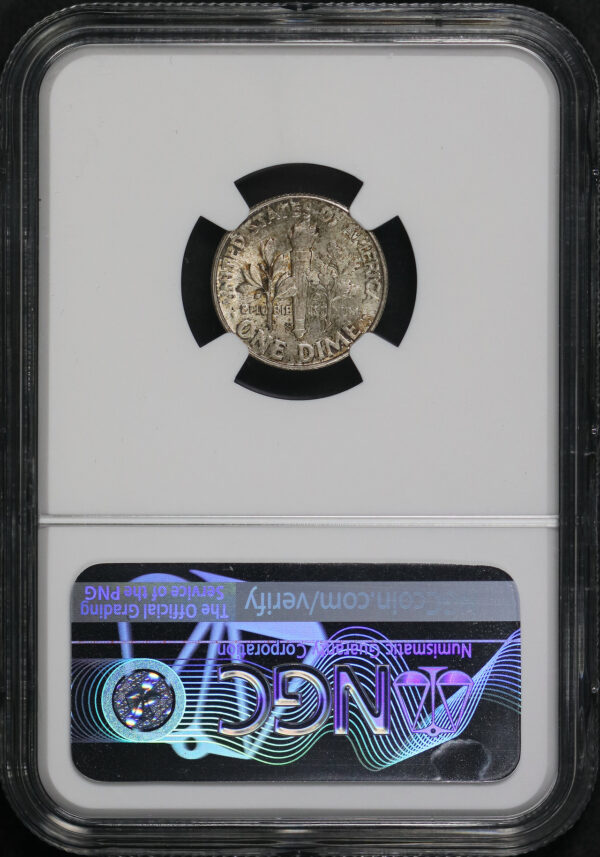 Reverse of this 1946-S Roosevelt Dime NGC MS-66 FT