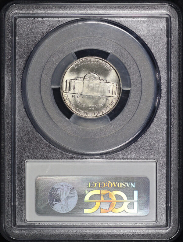 Reverse of this 1940 Jefferson Nickel PCGS MS-65 FS