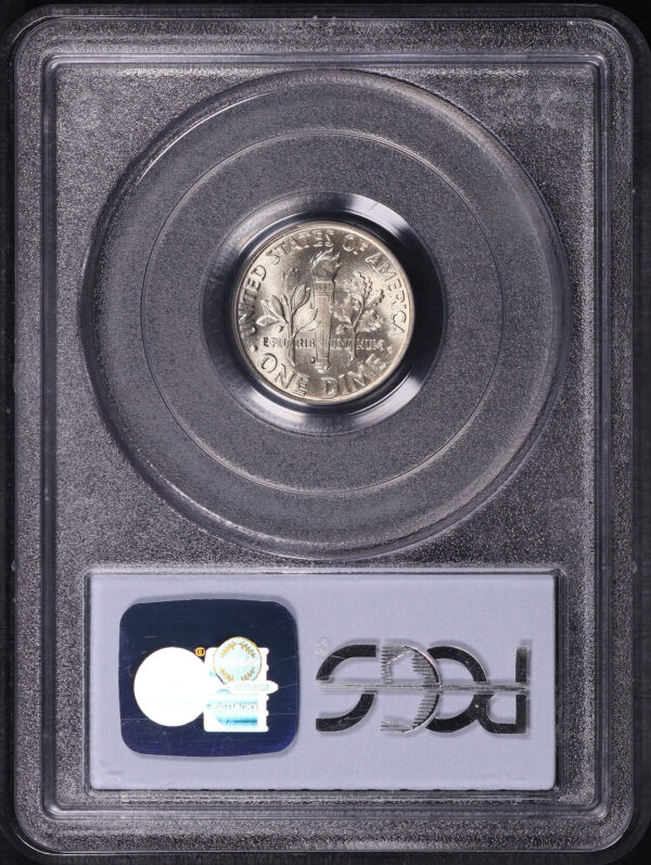 Reverse of this 1953-D Roosevelt Dime PCGS MS-67 FB