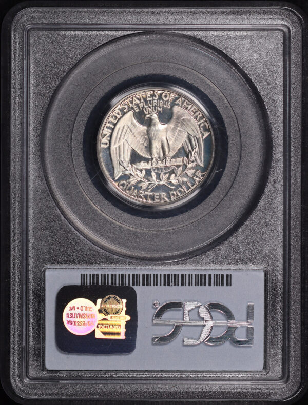 Reverse of this 1954 Washington Quarter PCGS PR-68 CAM