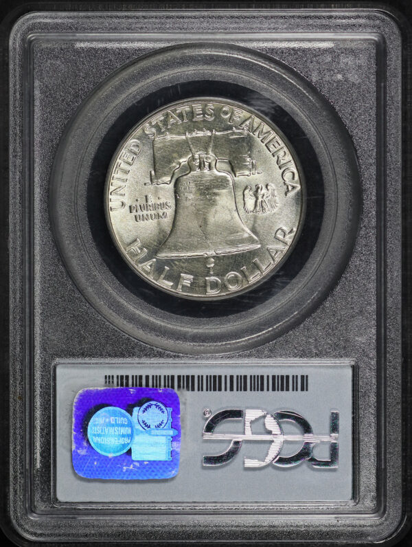 Reverse of this 1960 Franklin Half Dollar PCGS MS-64 FBL