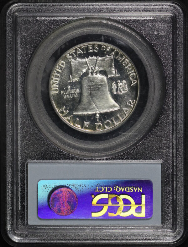 Reverse of this 1955 Franklin Half Dollar PCGS PR-65 CAM