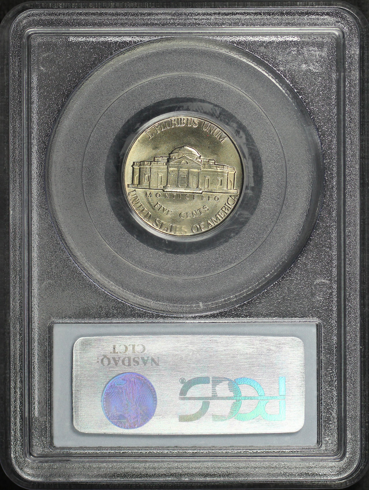 Reverse of this 1939 Jefferson Nickel Reverse of 1940 PCGS MS-66