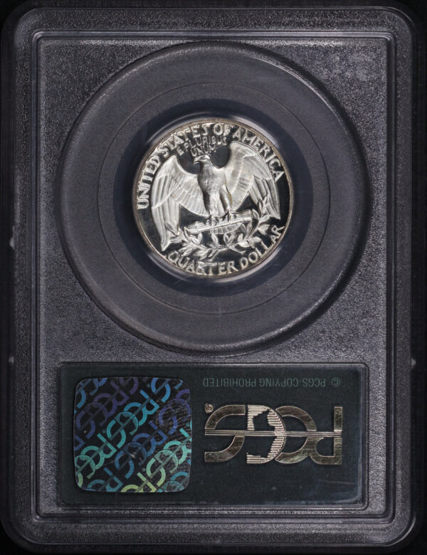 Reverse of this 1960 Washington Quarter PCGS PR-69 DCAM Old Green Hold 