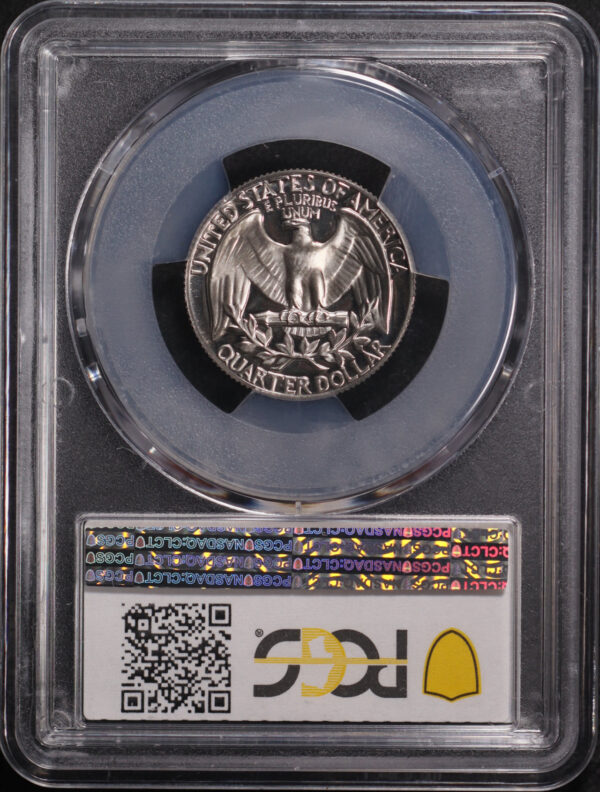 Reverse of this 1972-S Washington Quarter PCGS PR-69 DCAM