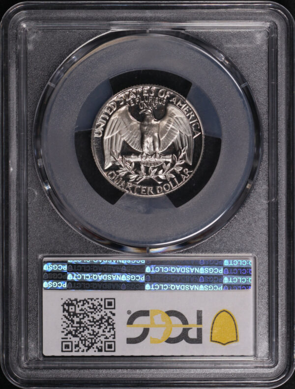 Reverse of this 1972-S Washington Quarter PCGS PR-69 DCAM