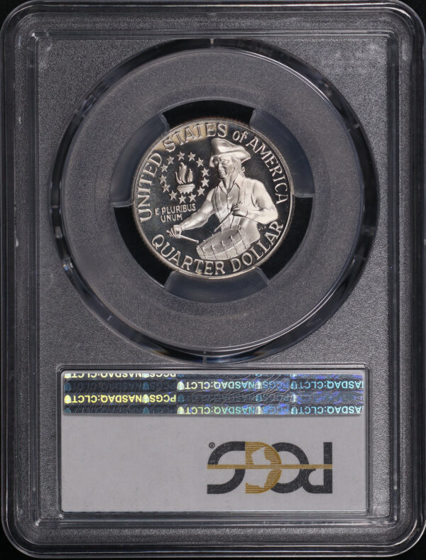 Reverse of this 1976-S Washington Quarter Clad PCGS PR-70 DCAM