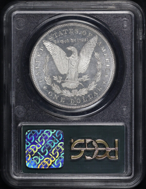 Reverse of this 1878-S Morgan Dollar PCGS MS-63 DMPL Old Green Gasket Holder