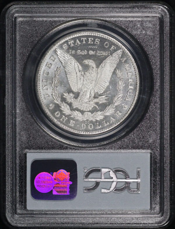 Reverse of this 1881-CC Morgan Dollar PCGS MS-65 DMPL