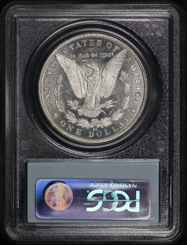 Reverse of this 1882-CC Morgan Dollar PCGS MS-63 DMPL