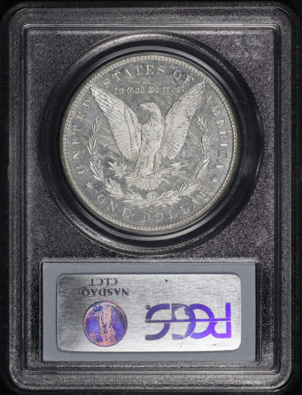 Reverse of this 1890-CC Morgan Dollar PCGS MS-64 DMPL