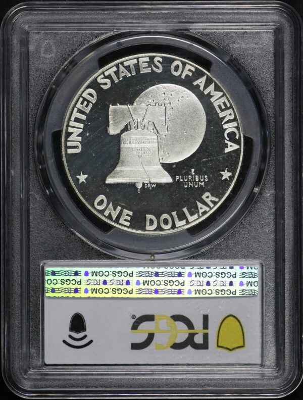 Reverse of this 1976-S Ike Dollar Silver PCGS PR-69 DCAM
